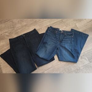 Bundle of 2 Lauren Conrad Super High Rise Flares in 10S.